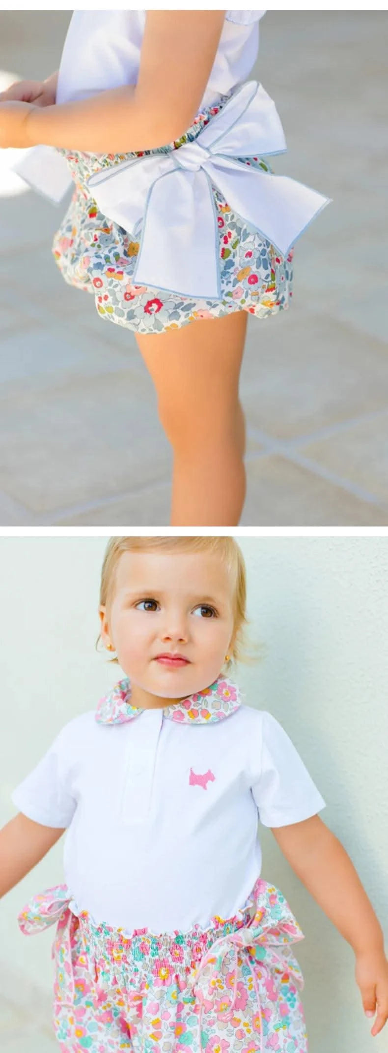 Summer Clothes Set for Baby Girls Kids Kawaii Vest Tops and Floral Printed Butt Pants Children Korean Style Casual Playwear