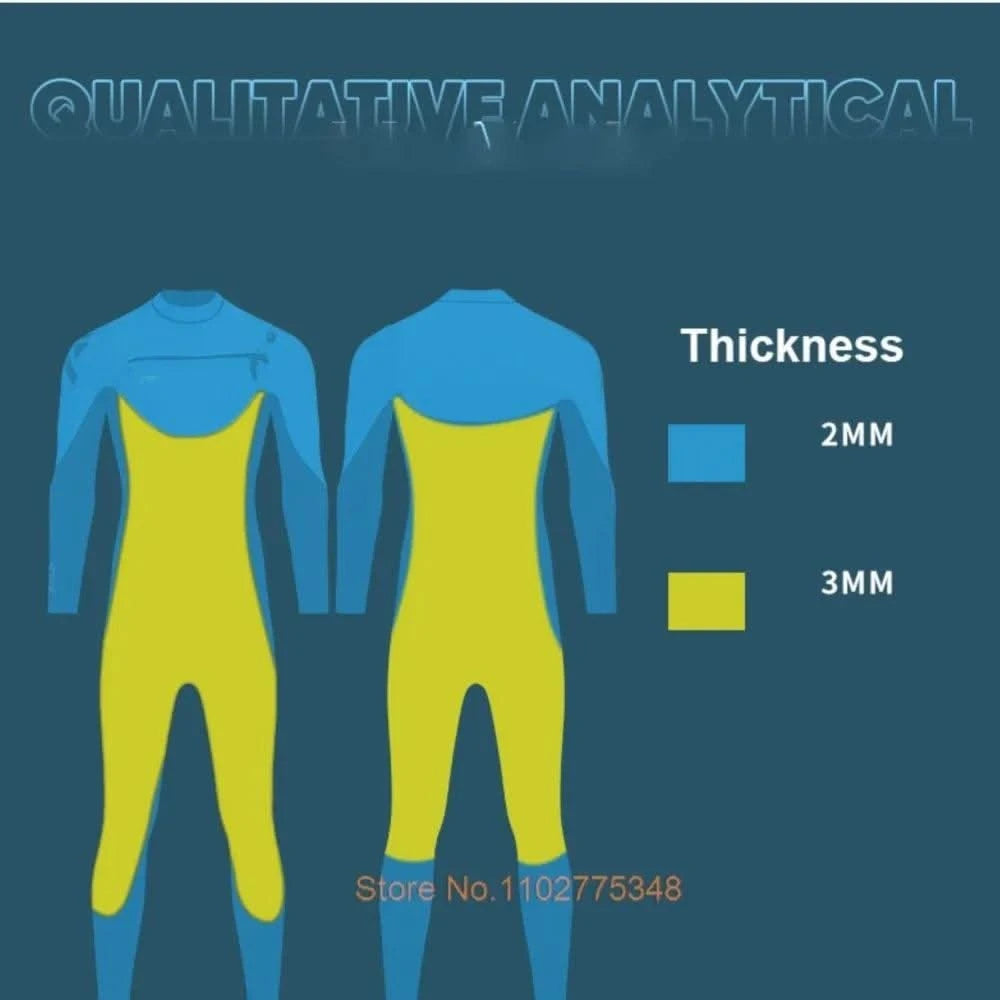 Wetsuits For Men Women Neoprene Surf Suit Wet Suit Chest Zip 3/2mm Full Body Dive Skins For Surfing Diving Snorkeling Kayaking