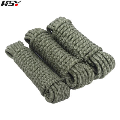 12mm Diameter Outdoor Emergency Rope Climbing Rope Wear Resistant High Strength Hiking Ropes 30m(98.43ft), 50m(164ft)