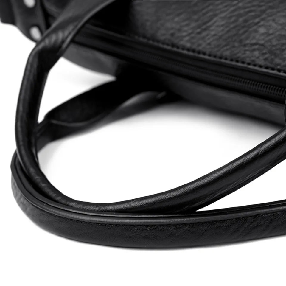 Women's Handbag Trend Designer Female Leather Multi-Pocket Shoulder Bag Luxury Brand Large Capacity Ladies Shopping Bag