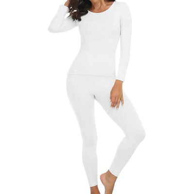 Thermal Underwear Women Autumn Winter Under Layer Clothes New Warm Pajamas Sets for Female 2 Pieces Long John Top Legging