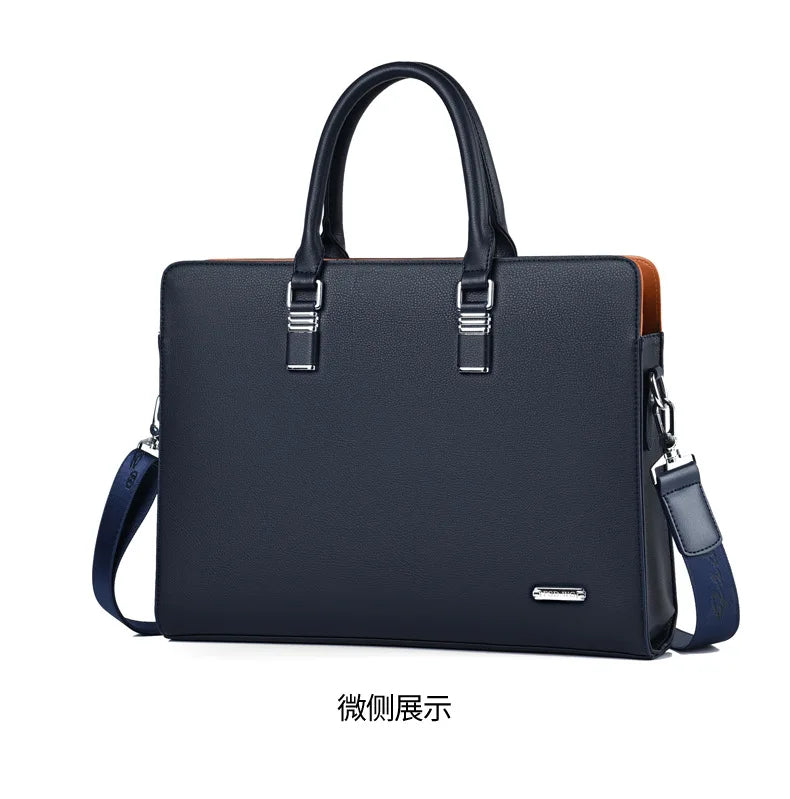Men Business Briefcase for Husband Shoulder Bag MaLE Laptop Briefcases Bags Large Capacity Men's Handbag Bolso Grande Mujer