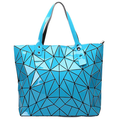 Fashion Luxury bag Women Top-Handle Bag New Designer Famous Brand Lady Shoulder Bag Bright Geometry Female Handbags Totes