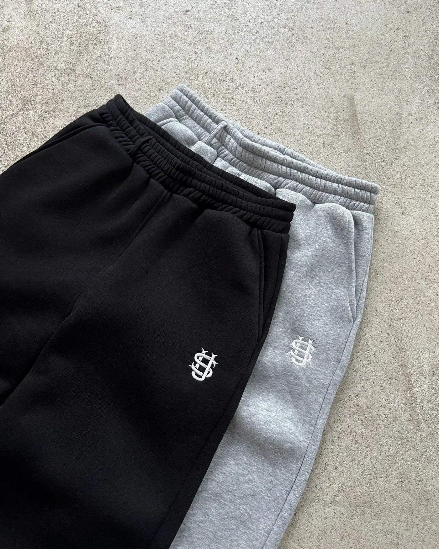 Harajuku embroidery pattern baggy pants retro loose sweatpants women joggers women pant leg zipper hip hop casual crop pants
