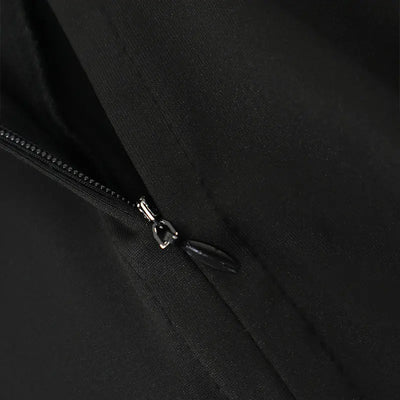 Women New Jumpsuits Spring Fashion Streetwear Long Sleeves Half High Collar Zippers Bodycon Rompers Black Sexy Female Jumpsuits