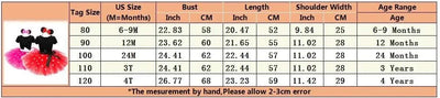 Cute Baby Girl Dress for 9M-4Yrs Children Summer Clothes Kids Minni Mouse Polka Dot Dress Girls Birthday Party Christmas Costume