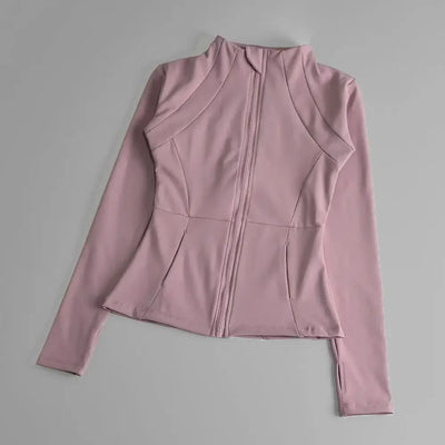 Yoga Clothes Windbreaker Sportswear Woman Running Long Sleeve Sweatshirt Sports Jackets Top Women Workout Tops Activewear