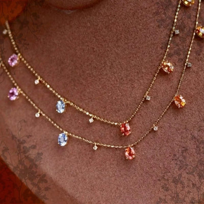 925 Sterling Silver Shimmering Necklace crafted for women demanding top - tier adornments