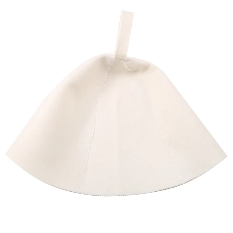 1PC Felt Head Protection Bath Anti Heat Free Size Russian Style Shower Cap Sauna Hat Sauna Vaporarium Accessories Wholesale New