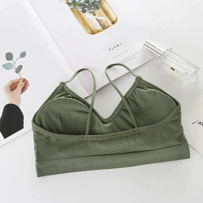 Women Sports Bras Fast Dry Elastic Padded