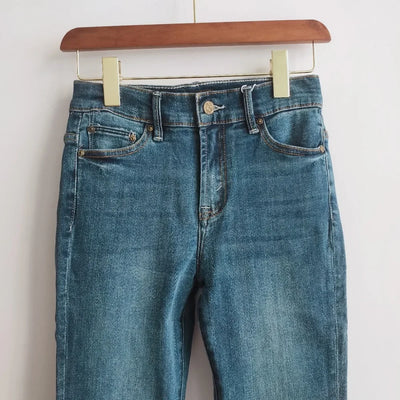 High waist women jeans Slim wild casual Flare Jeans pants Three colors available