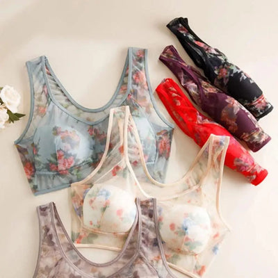 Women Strapless Bras Women's Lace Buttonless Comfortable Bra Push Up Lace Bra Comfort Wireless Lace Bralette For Women Sexy Bras