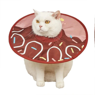 Pet Collar Anti Bite Surgical Anti Lick Wound Healing Protection Sunflower Shaped Cat Recovery Collar Elizabethan Collar
