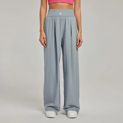 High-waisted wide-leg pants women summer new running yoga fitness pants