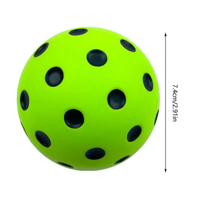 Pickleball Foam Balls PU Foam Indoor Pickleballs Consistent Bounce Practice Ball For kids Adults Pickleball Training
