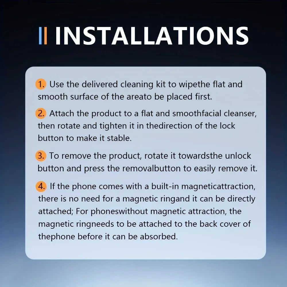 2025 New MagSafe Car Mount [ABS] Magnetic Phone Holder  Car with Strong Magnets 360 °   rotate and Adjustable Phone Car Mount