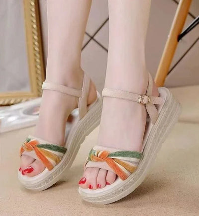 Woman Shoes Open Toe Platform Sandals for Women 2025 Luxury Summer Offers Sandal Anti Slip Hot Comfort Low Price Footwear Sales