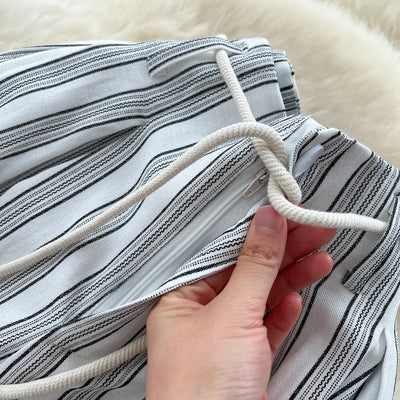 Pant Women Wide Leg Long Pants Striped Casual Loose High Waist Straight Trousers Y2k Streetwear Elegant Splice Work 2025 Capris
