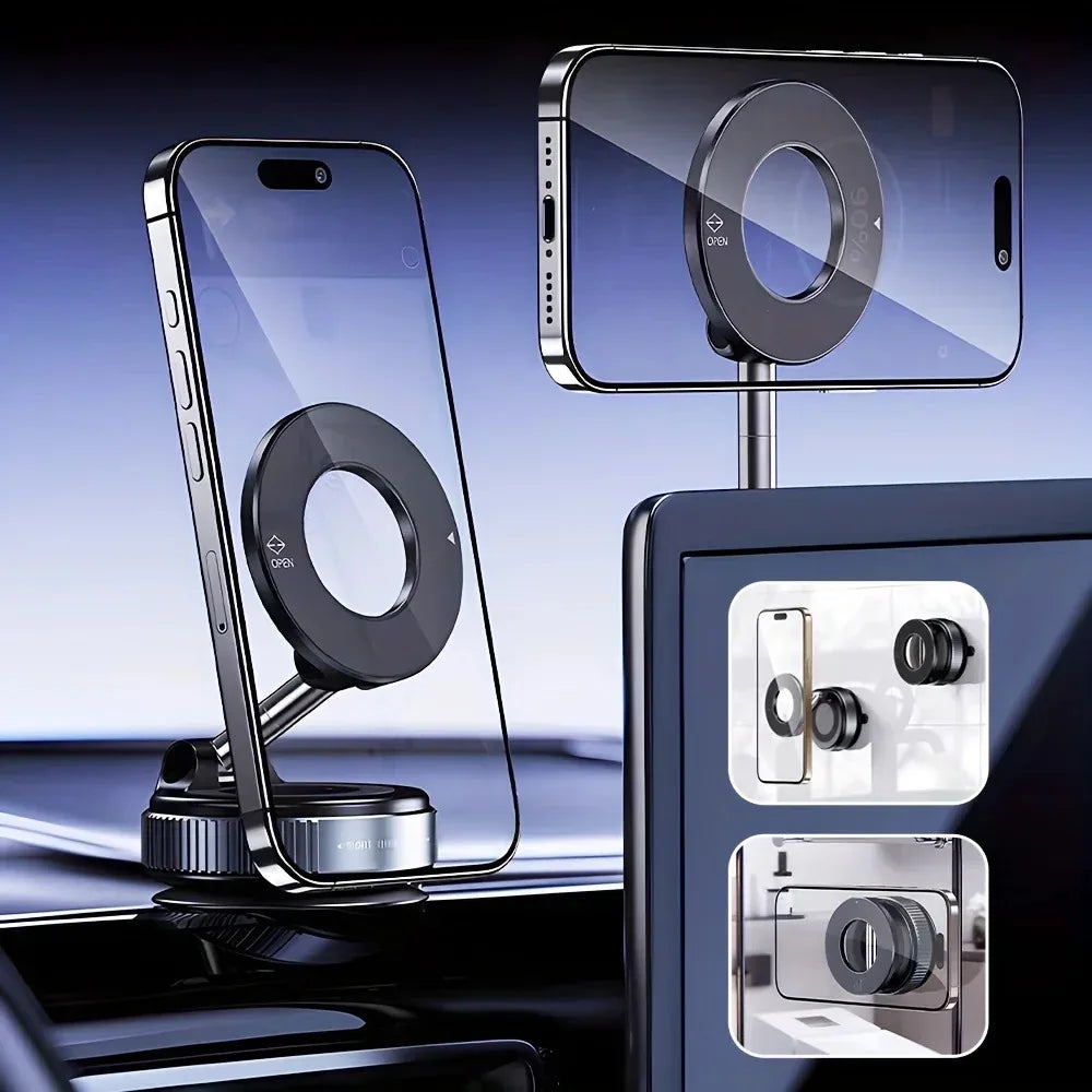2025 New MagSafe Car Mount [ABS] Magnetic Phone Holder  Car with Strong Magnets 360 °   rotate and Adjustable Phone Car Mount