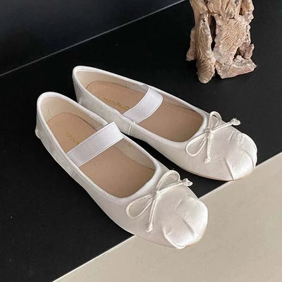 Women Butterfly-Knot Lolita Ladies Ballet Flats In Casual shoes, Sandals  Slides