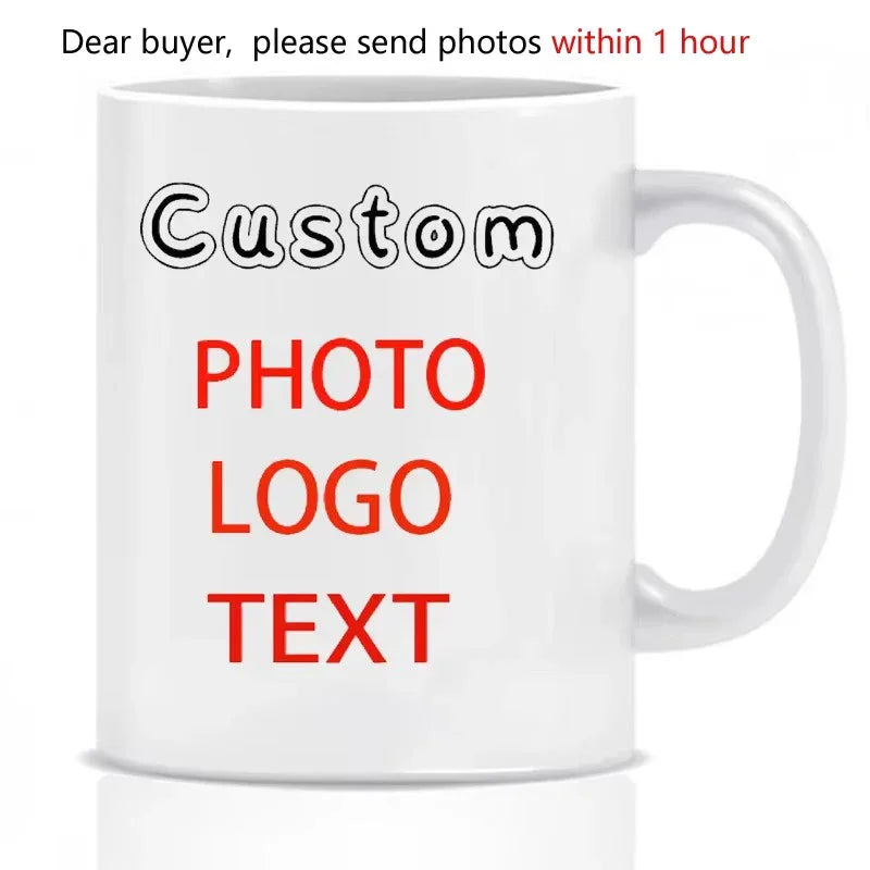 Personalised Coffee Mugs, Tea Cups, Mothers day, Wedding Gift 9 COLOURS