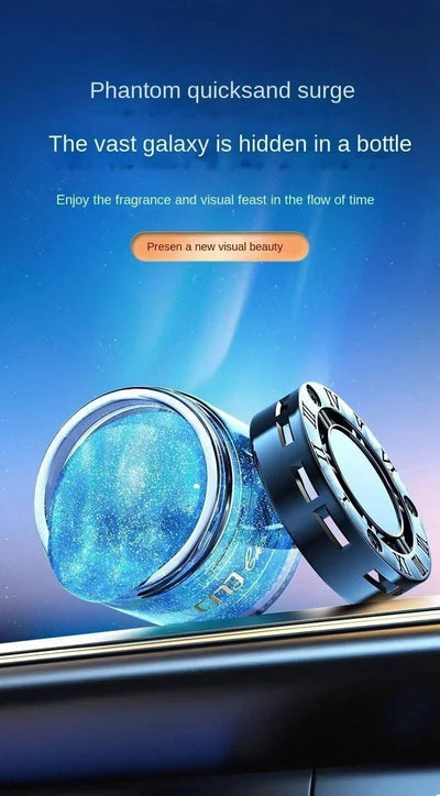 Luxury Car Perfume Solid Balm, Long-Lasting Light Fragrance, Odor Eliminator, Quicksand Design becoming a popular car ornament