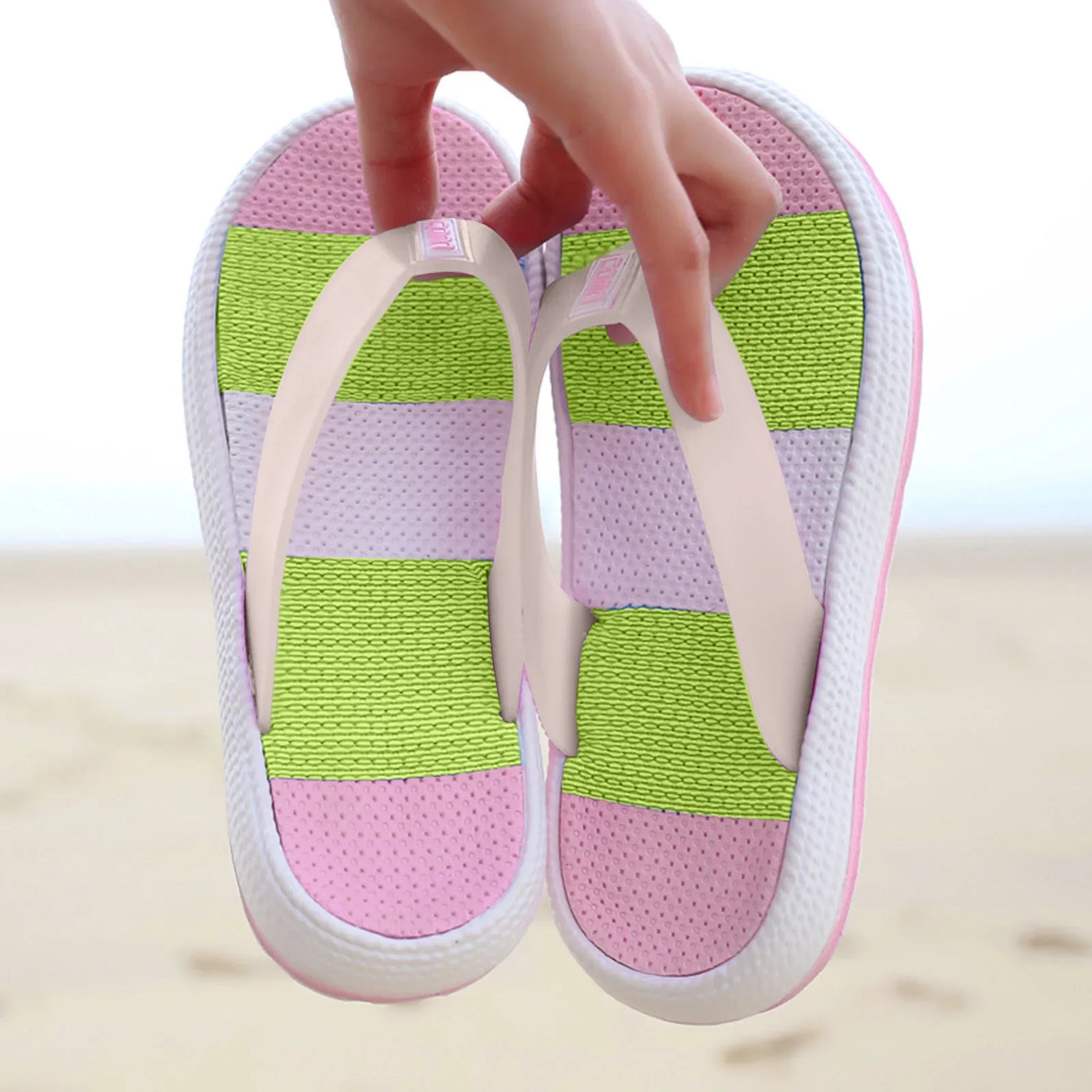 Women'S Flip Flops Thong Sandals Quick Dry Beach Slippers Shower Slides Walking Shoes Beach Thickened Sandals