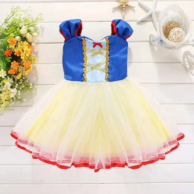 Cute Baby Girl Dress for 9M-5Yrs Children Summer Clothes Kids Minni Mouse Polka Dot Dress Girls Birthday Party Christmas Costume