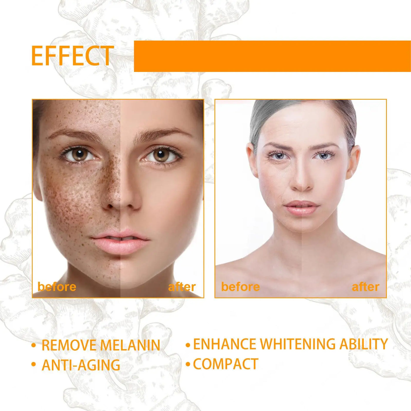 Turmeric Essential Face Serum Deep Hydration Moisturizer Anti-aging Improve Skin Elasticity For Skin Care Face Lotion