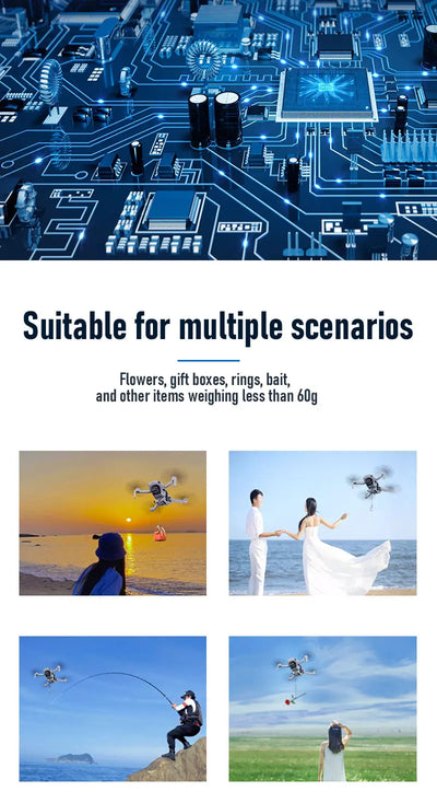 STARTRC Drone Airdrop System For DJI Air 3S/Mini 4 Pro/Mini 3/Mavic 3/Air 2S/Mavic 2/Mini 2 SE Air-dropping Thrower Gift Deliver