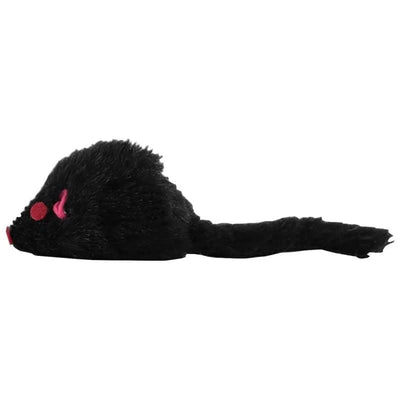 Rattle Mouse Toy for Pet Soft Plush Play Catch Kitten Interactive Mice for Indoor Cats White / Dropshipping