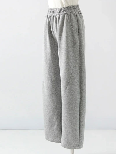 Women Straight Sweatpants Baggy Loose Dark Grey Long Pants Female Casual Sports Trousers High Waist Sweatpants For Women Joggers