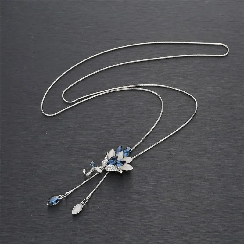Long Necklaces & Pendants for Women Maxi Collier Femme Geometric Chain Fashion Necklace Statement Colar Accessories Jewelry 2024
