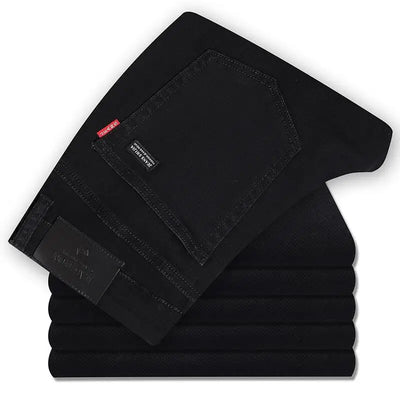 Men's Jeans Casual Skinny New Spring and Autumn Pants Straight Stretch Blue Big Size Fashion Good Quality Trousers for men