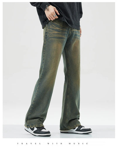 Men's Jeans Man Denim Shorts Jean Streetwear Mens Trousers Wide Y2k Pants Baggy Jeans Clothing Flared Male Cargo New Pant Ripped