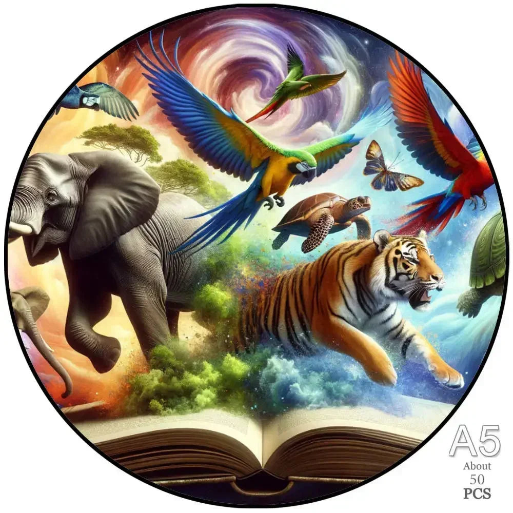 Fox Montessori Educational Toys for Children Wooden Puzzles Brain Trainer Children Games Animal Puzzle Toys Board Set Toy