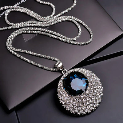 Long Necklaces & Pendants for Women Maxi Collier Femme Geometric Chain Fashion Necklace Statement Colar Accessories Jewelry 2024