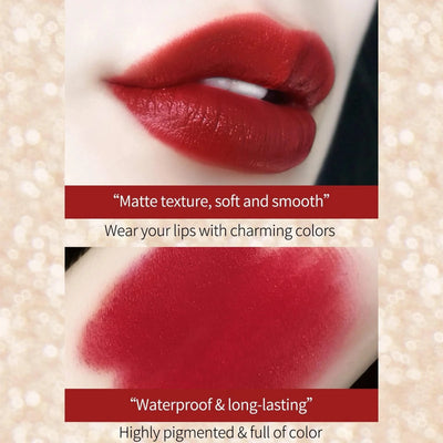 Waterproof Non-Stick Long Lasting Red Matte Lipstick Set 3 Colours