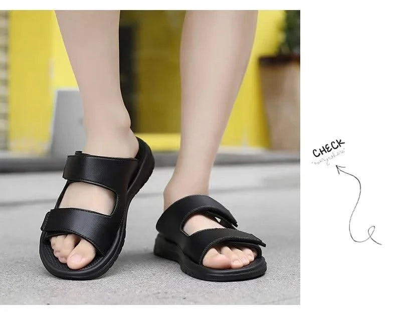 Genuine Mens Slipper Man Luxury 2024 Comfortable Man Sandal Super Copy Shoes for Men 2024 Summer Shoes Sale Summer Men's Sandals