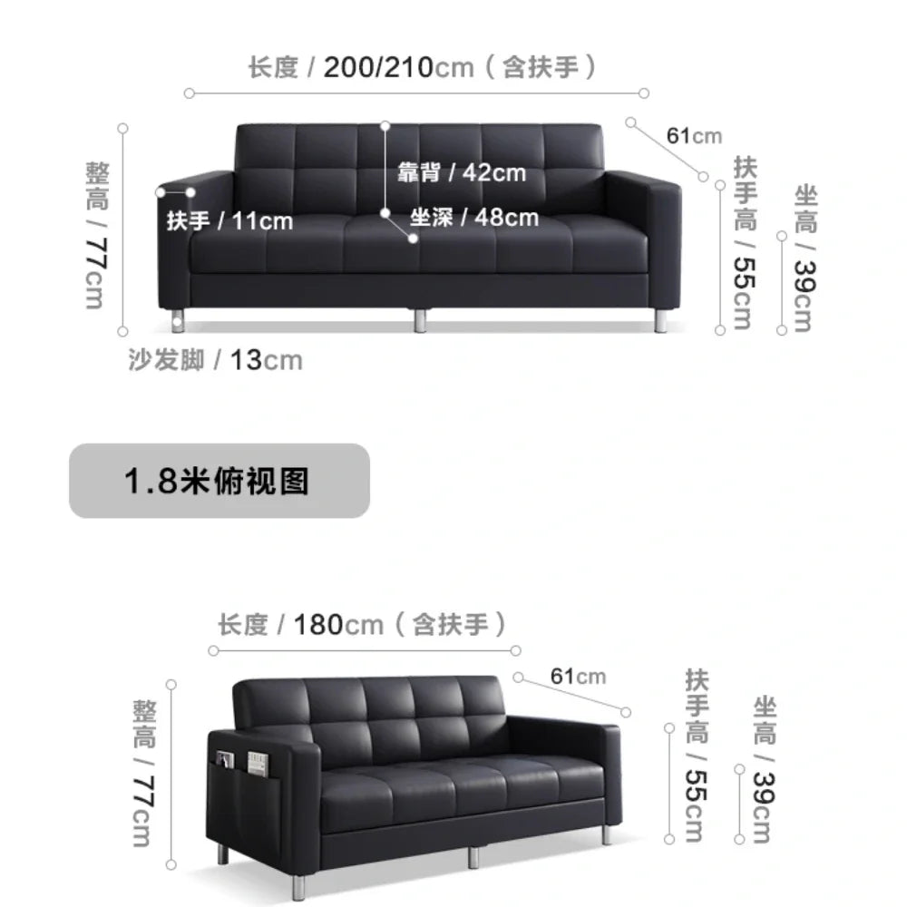 Black Living Room Sofa Bed Foldable Sectional Corner Modern Sofa Designer Elegant Muebles Para Habitacion Home Furniture