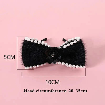 Cat Accessories Party Cat Headdress Wear Puppy Hairband Dog Dress Up Hat Pet Hair Accessories Bow Tie Dog Bowknot Pet Hair Hoop