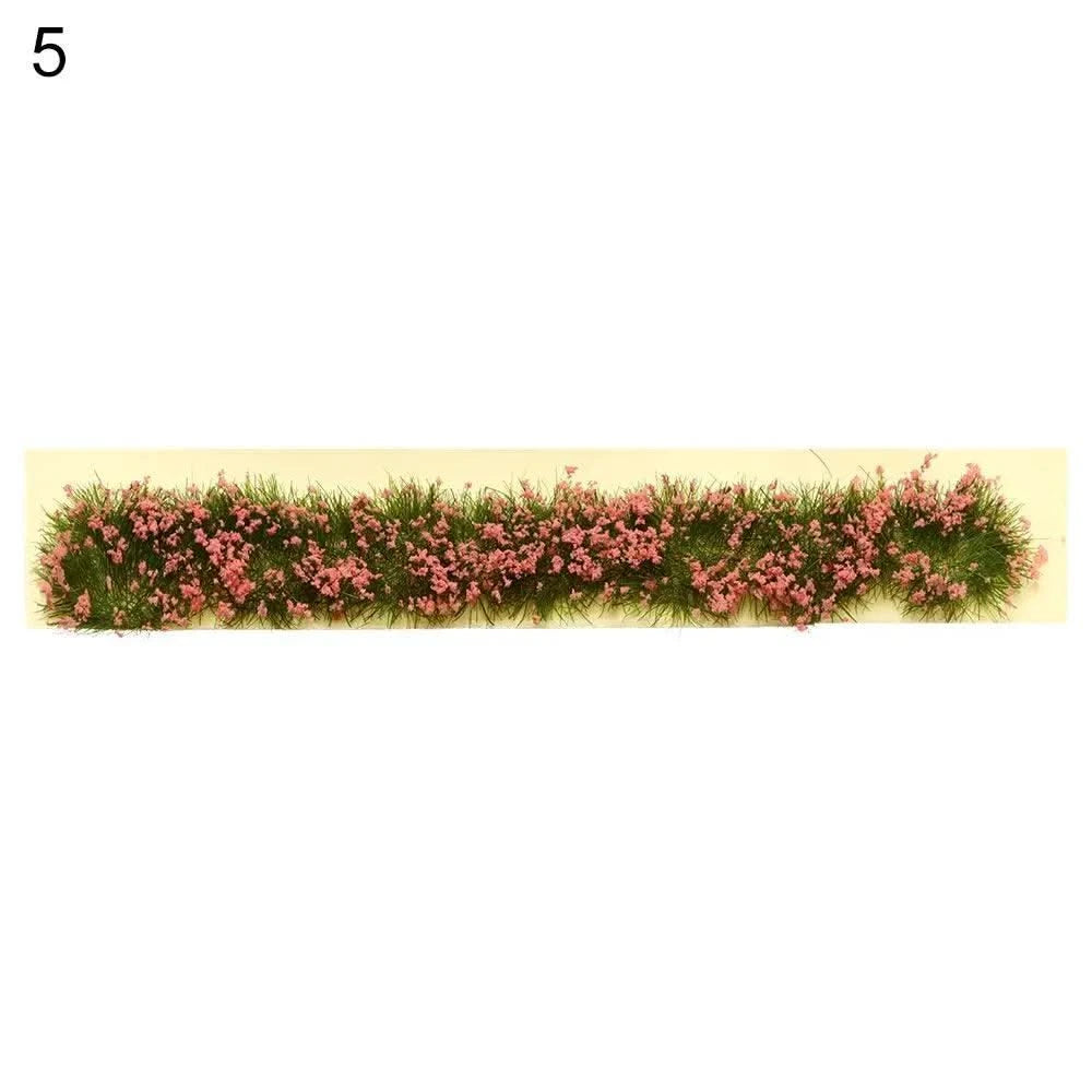 DIY Miniature Garden Decor Durable Static Scenery Model Landscape Wargame Grass Tufts Building Layout Sand Table Flower Cluster