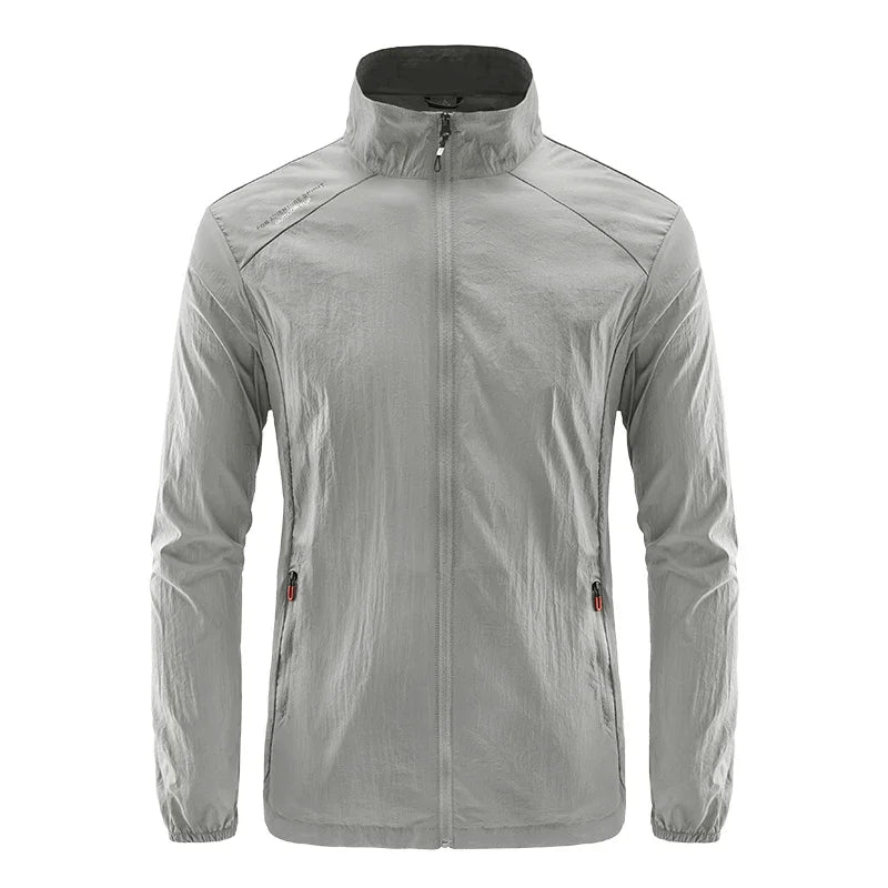 Summer Jackets Men Male Windbreaker Fishing Coats Father Ultrathin Sunscreen Jacket Youth Outerwearing Clohting Traveling Korean