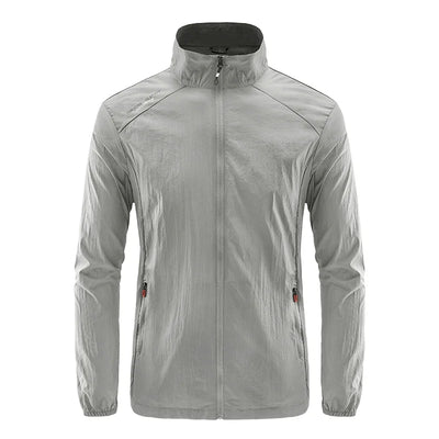 Summer Jackets Men Male Windbreaker Fishing Coats Father Ultrathin Sunscreen Jacket Youth Outerwearing Clohting Traveling Korean