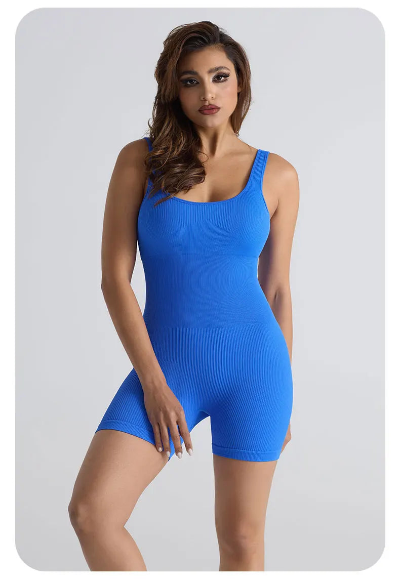 Women's Summer Yoga Jumpsuit – Sexy Fitness Suit Without Awkward Lines, Including Leggings, Roupas Femininas for Workouts