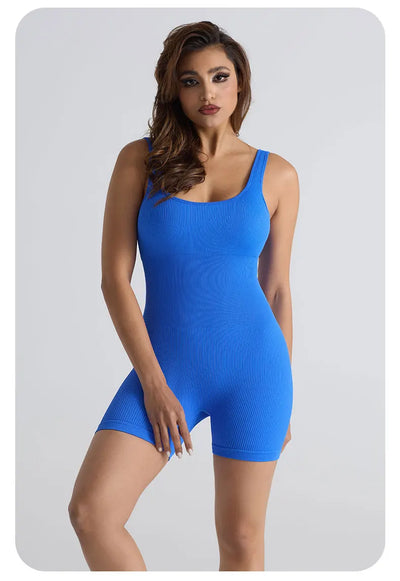 Women's Summer Yoga Jumpsuit – Sexy Fitness Suit Without Awkward Lines, Including Leggings, Roupas Femininas for Workouts