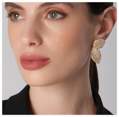 Luxury Necklace Earrings Set For Women Fashion Chunky Flower Necklace Choker Goth Jewelry Set Ladies Female Accessories Gift