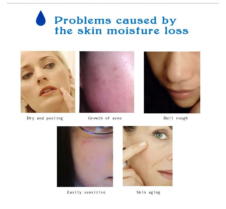 Hyaluronic Acid Solution Face Serum Moisturizing Nourishing Restore Elastic Skin Tightening and Lifting Facial Care Products