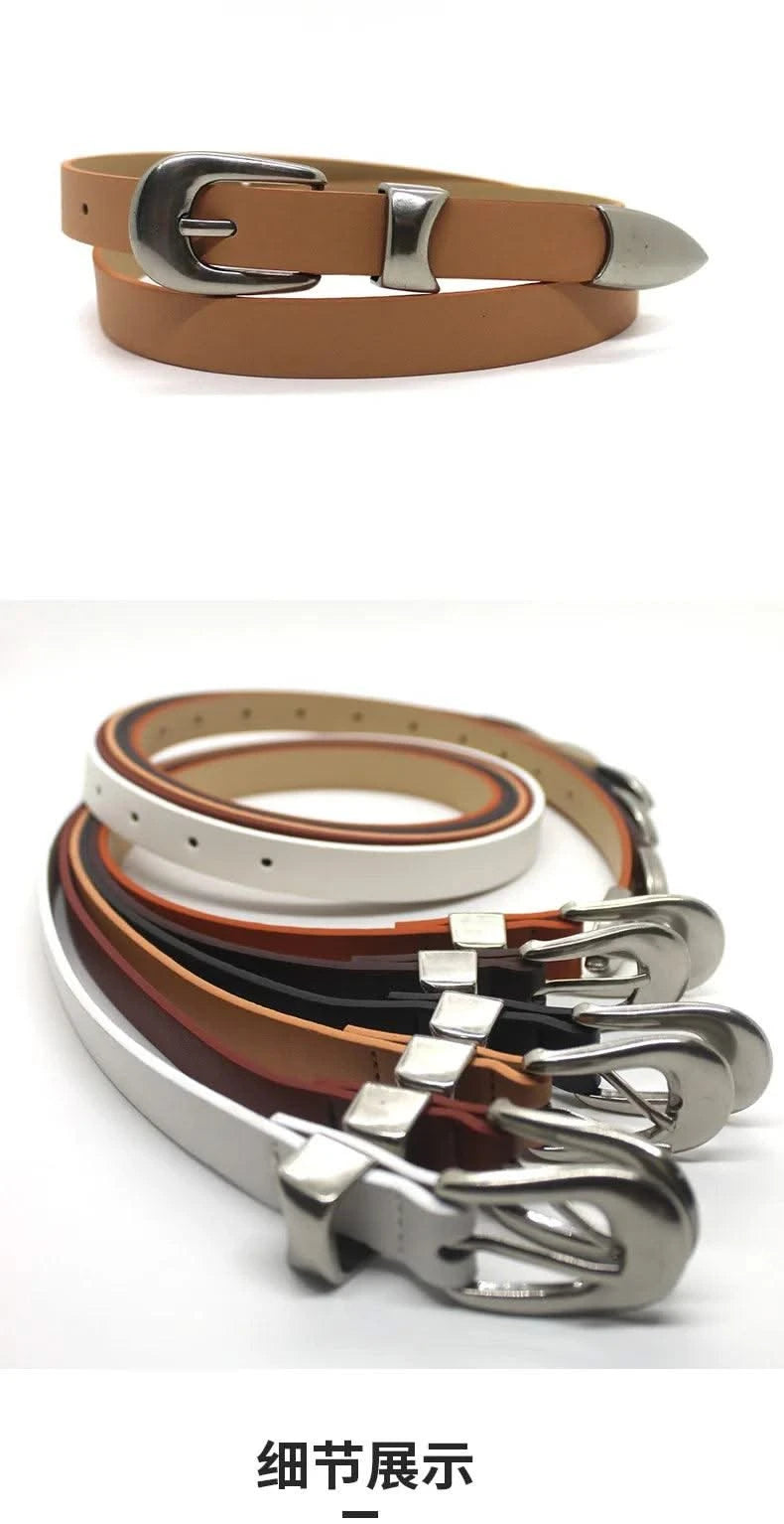 Genuine Leather  Fashion Women Belts |Pin Buckle |Jeans, Trousers