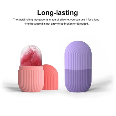 Ice Facial Roller Cube Beauty Lifting Ice Ball Face Massager Contouring Eye Roller Facial Treatment Reduce Acne Skin Care Tool